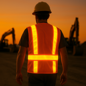 Stay safe and cool with a breathable high visibility vest—ideal for outdoor work, road crews, and fast-paced job sites.