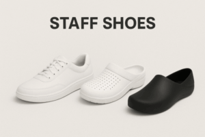 Discover the best staff shoes that offer non-slip safety, all-day comfort, and foot fatigue prevention for long shifts.