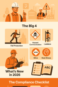 Your complete OSHA compliance guide for 2026—covering top violations, new rules, and essential checklists for safety pros.