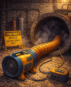 confined space ventilation and airflow control