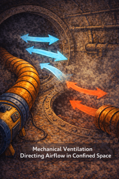 mechanical ventilation in confined spaces