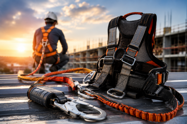 Fall Protection Safety Guide: Harnesses, Lanyards, and Working at Heights